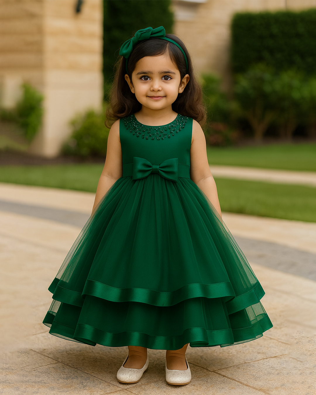 Emerald Green Party Dress 💚 – PD065