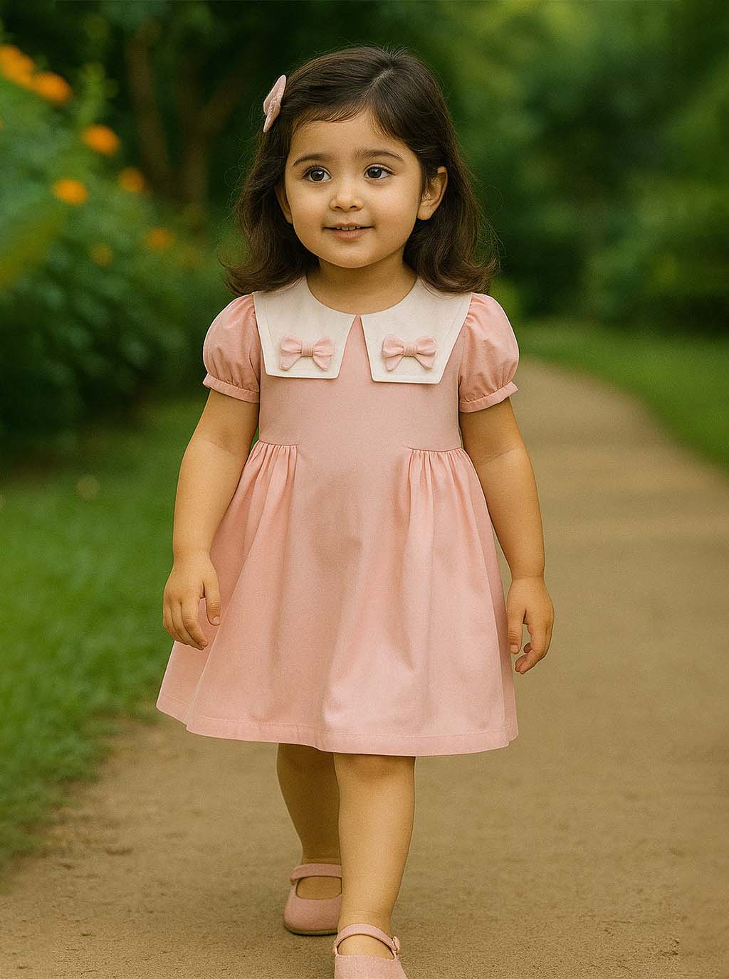 Peter Pan Dress with Bows PD52