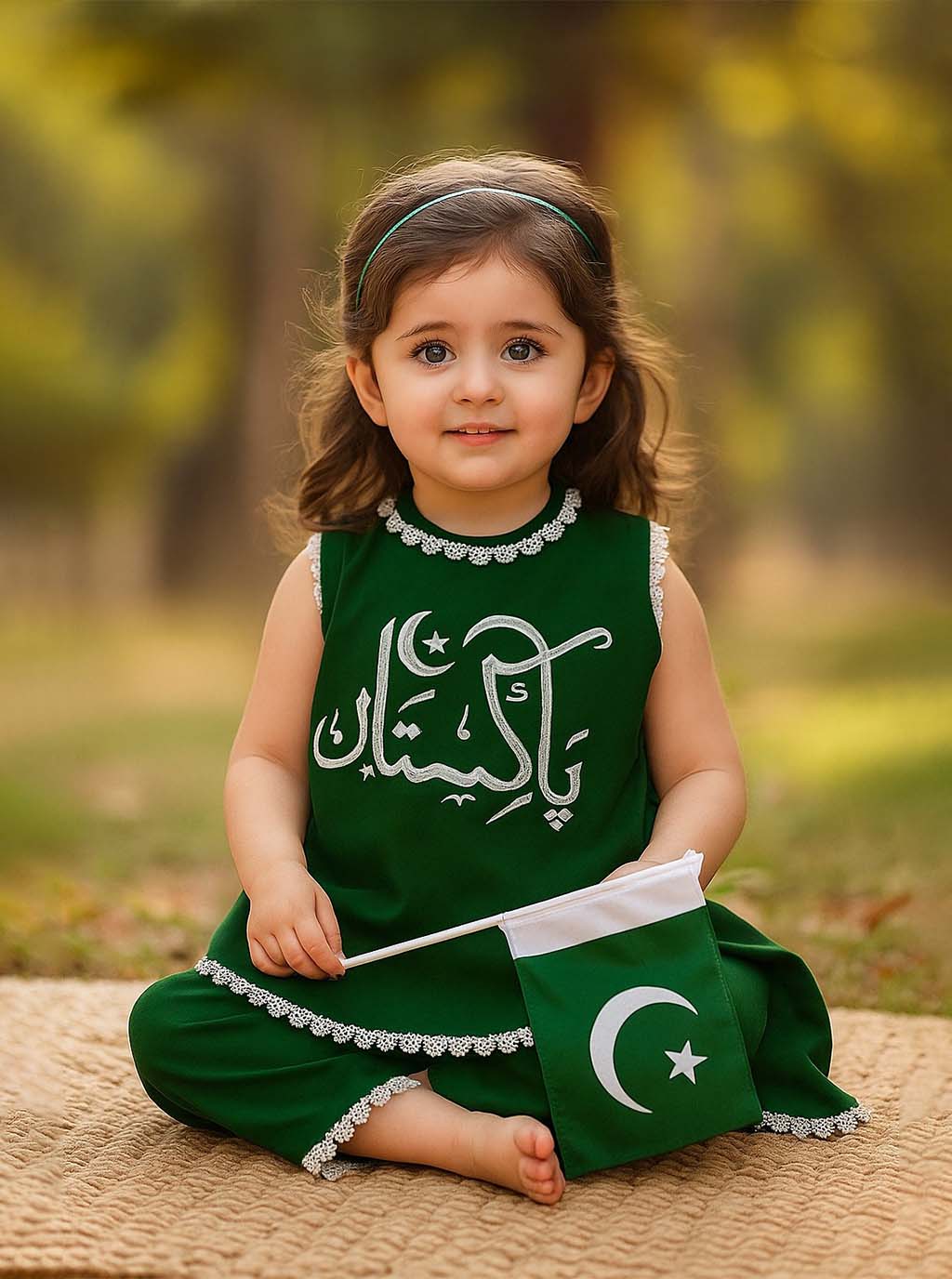 Kids Pakistan Azadi Outfit PD23