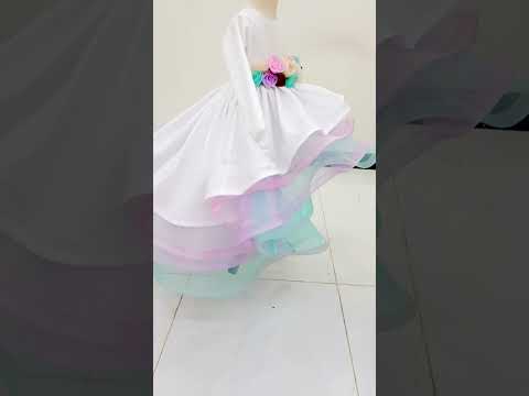 Rainbow Layered Gown – PD061