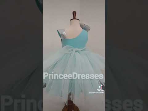 Mint Green One-Shoulder Tulle Dress â€“ PD101